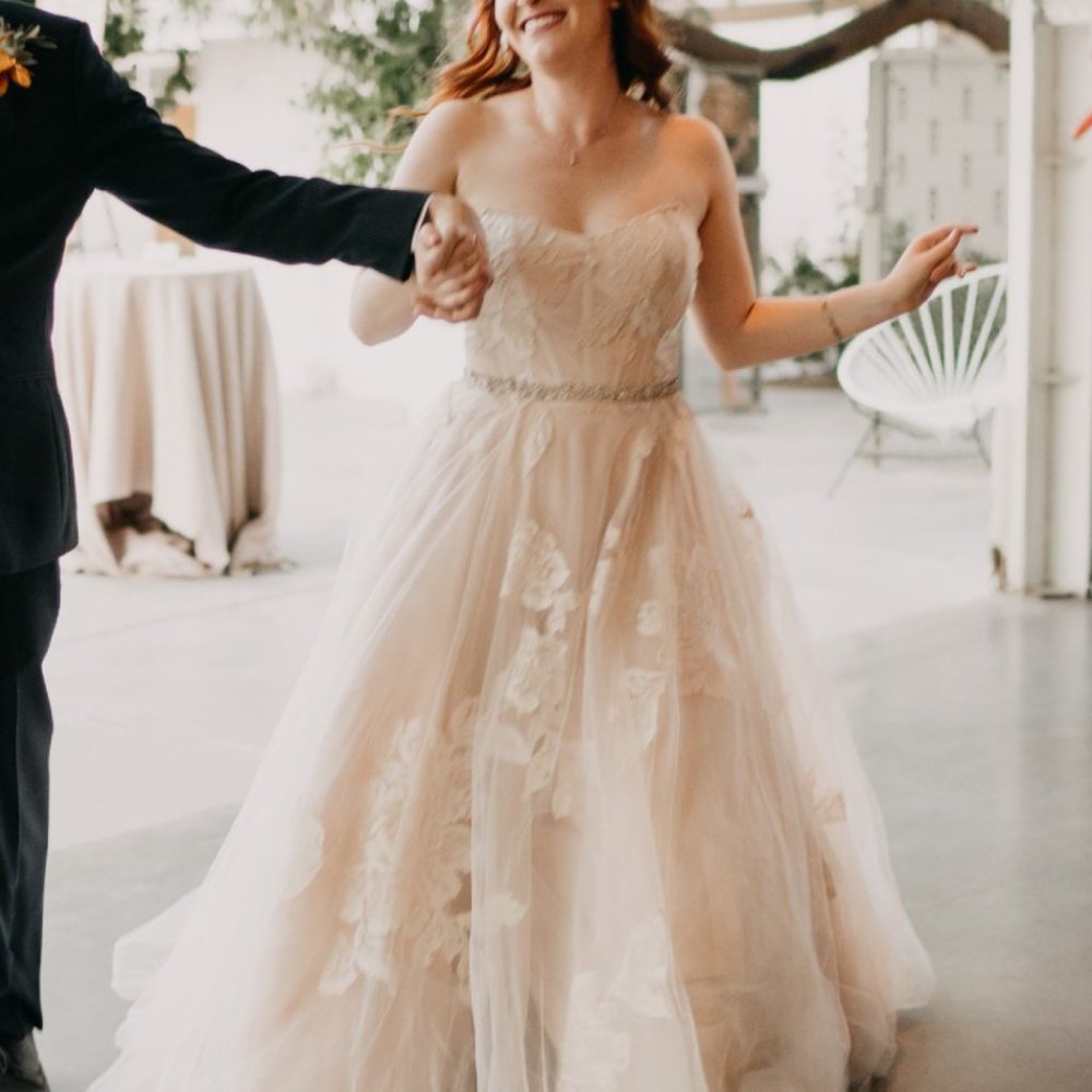 BHLDN Willowby Watters Harmony Gown Size 6 NEW - Picture 4 of 14